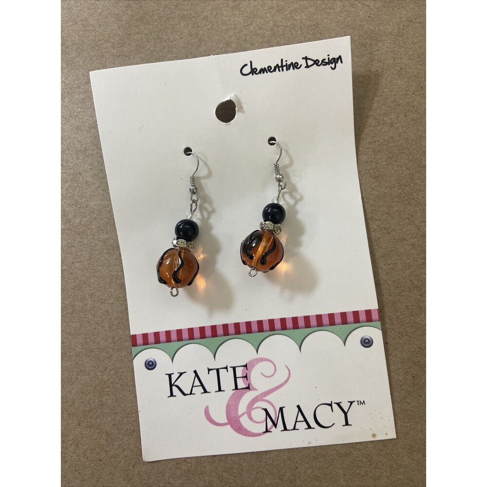 Kate & Macy Clementine Design Earrings Halloween Wild and Wonderful Jewelry - Picture 2 of 4